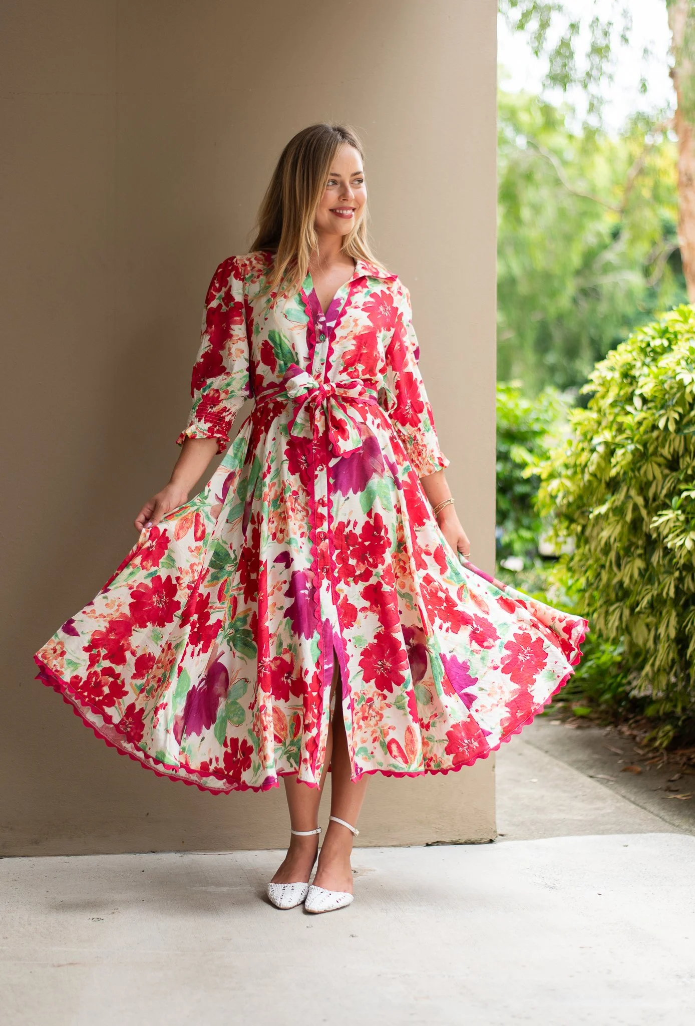 Code: D9212-6 | Pink & White | 8-18 | Viscose blend | COMING SOON