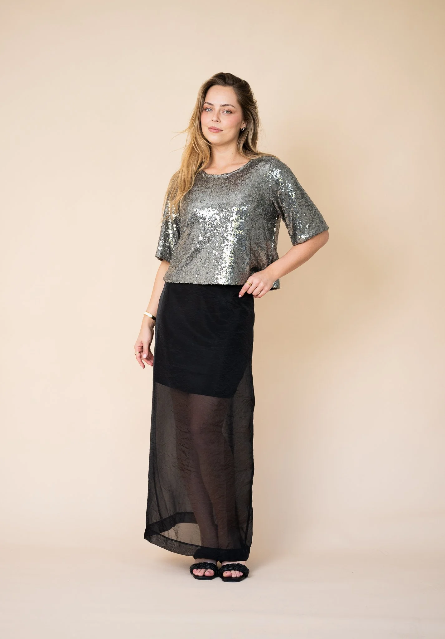 Code: S7255 | Pink & Black | S, M, L, XL | Viscose blend | 