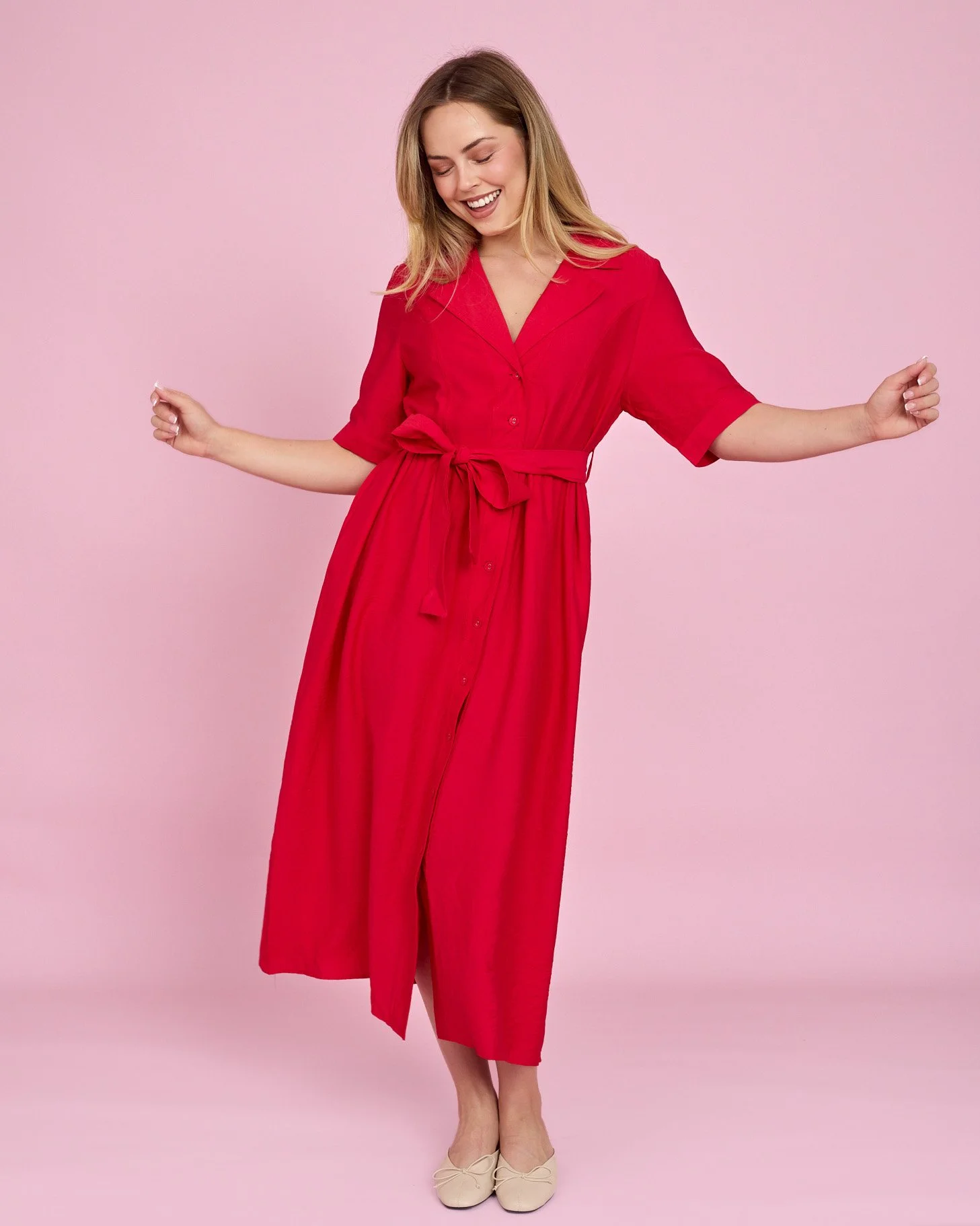 Code: D9301 | Red, Black, Olive | 8-20 | Viscose blend | 