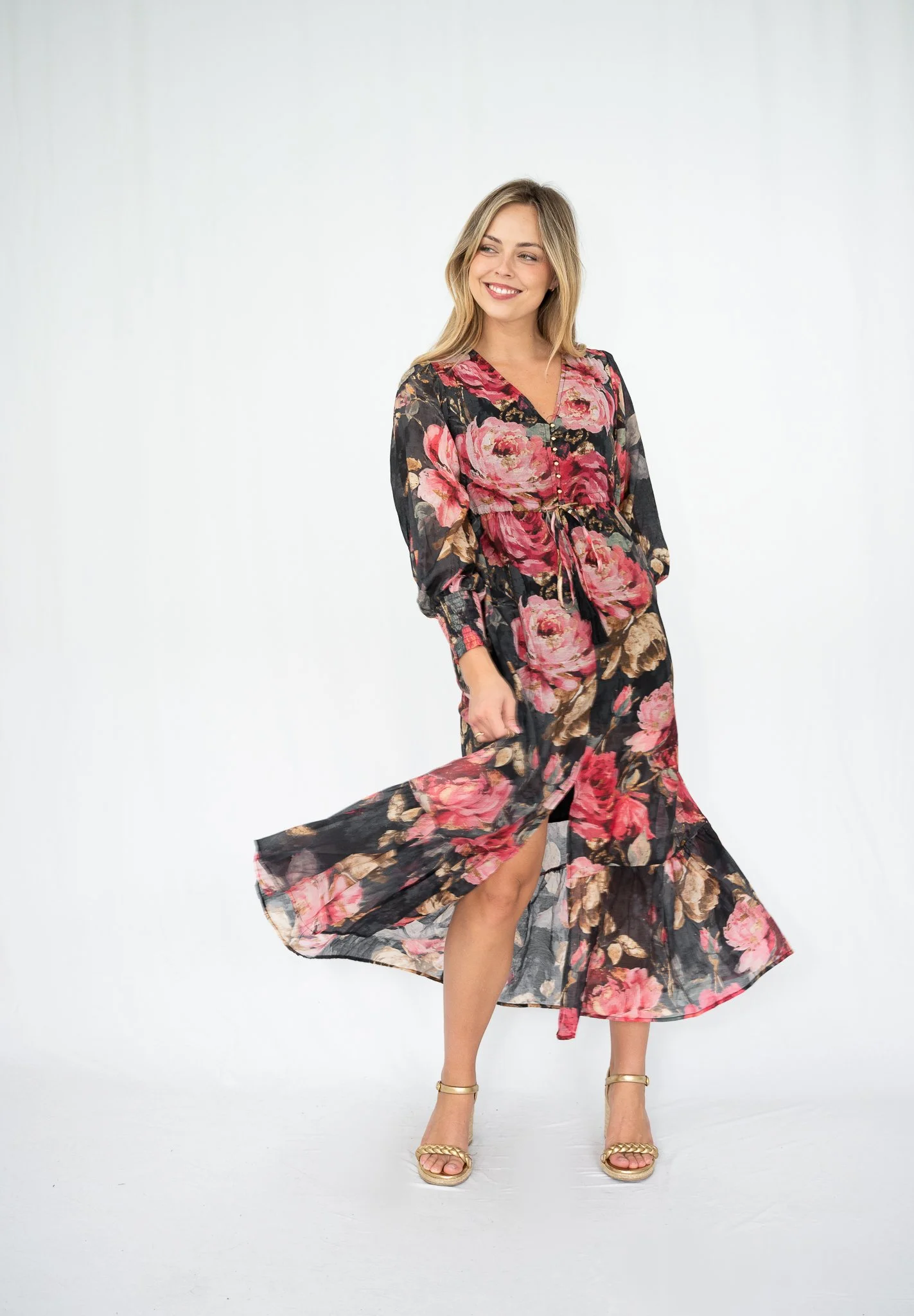 D9115-7 | Forest Green & Black | 8-18 | Viscose blend | COMING SOON