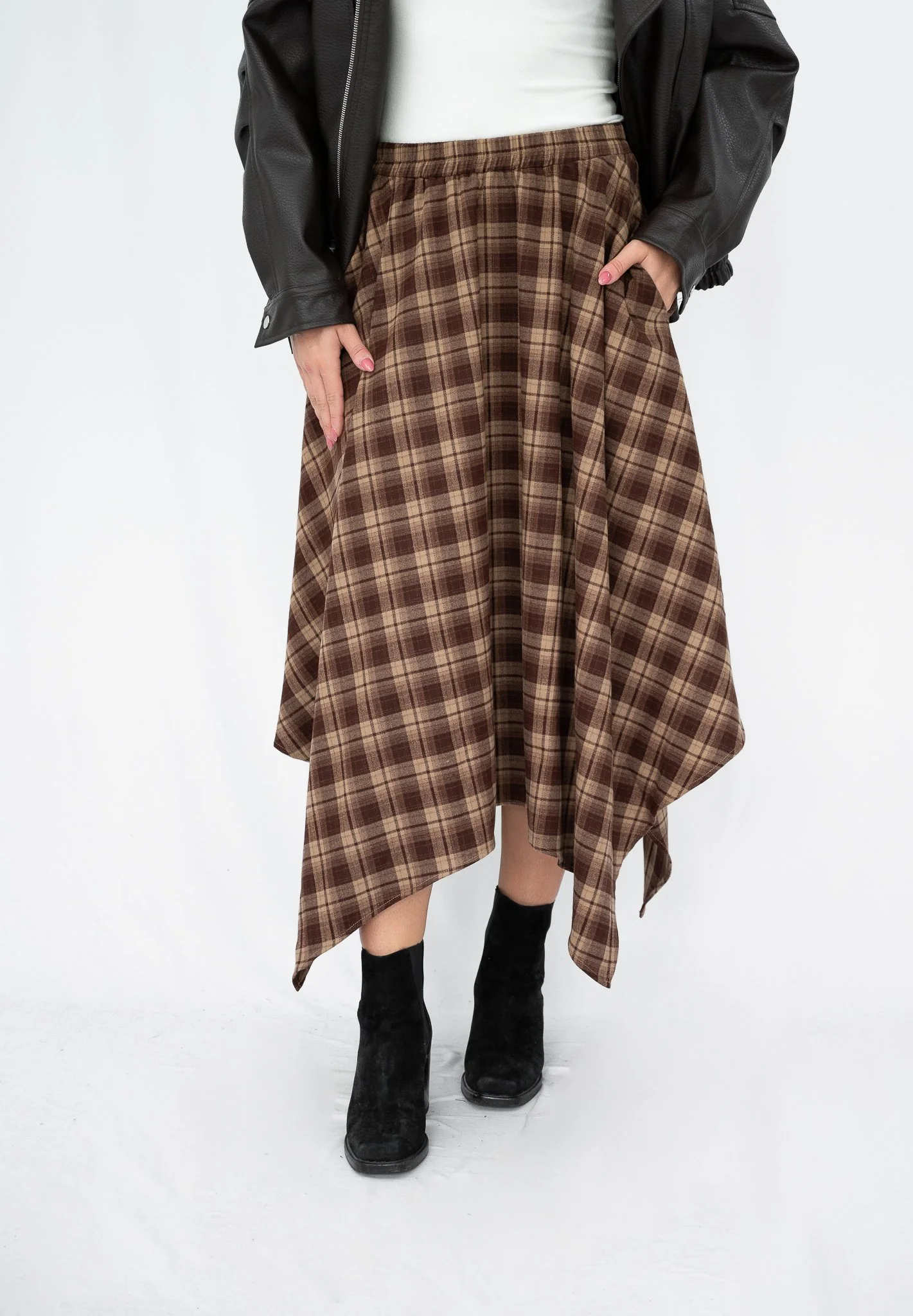 Code: S7265 | Chocolate/Blue & Brown | S, M, L, XL | Wool blend 