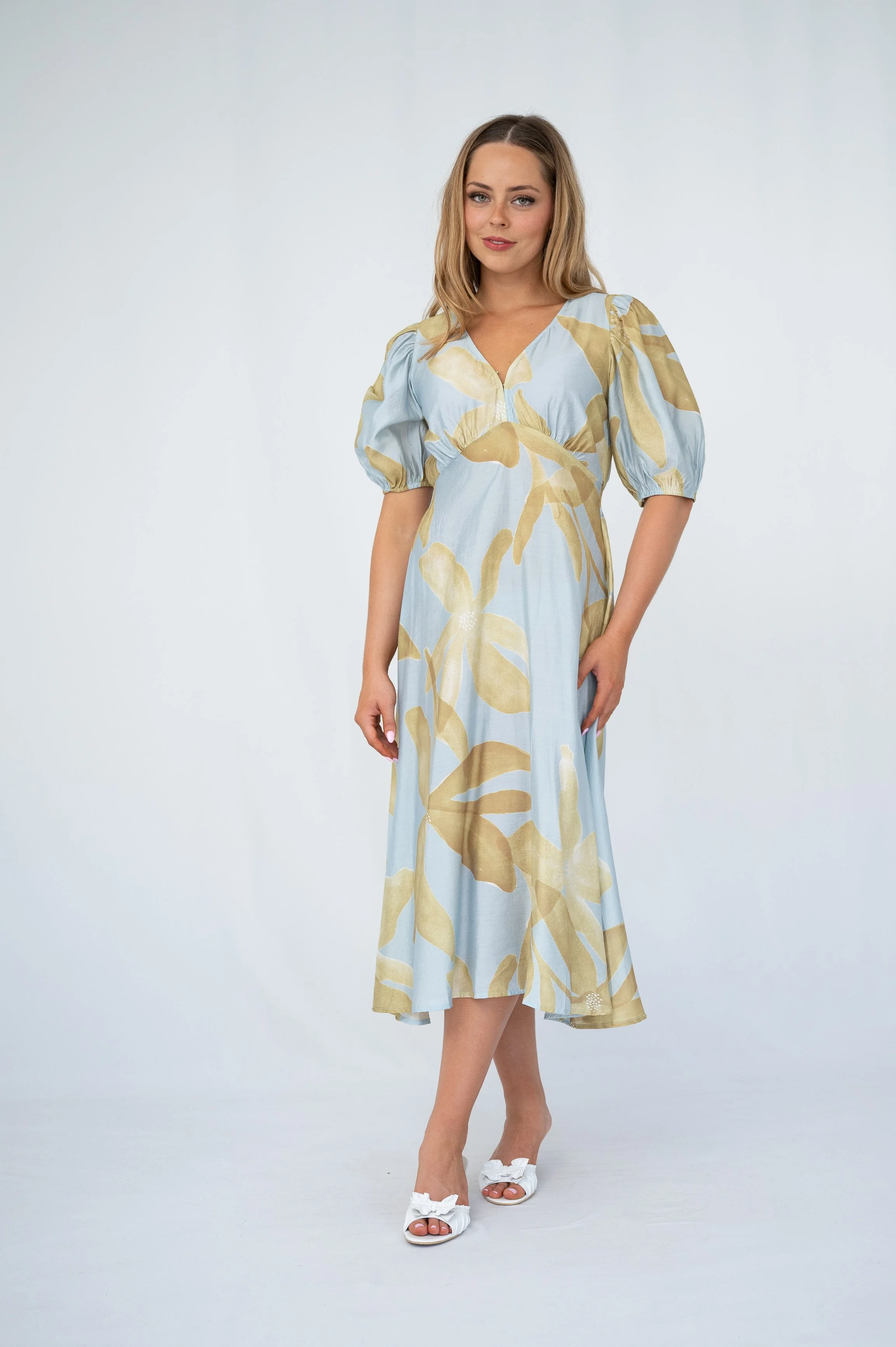 Code: D9054-4 | Blue & Pink | 8-18 | 100% Viscose