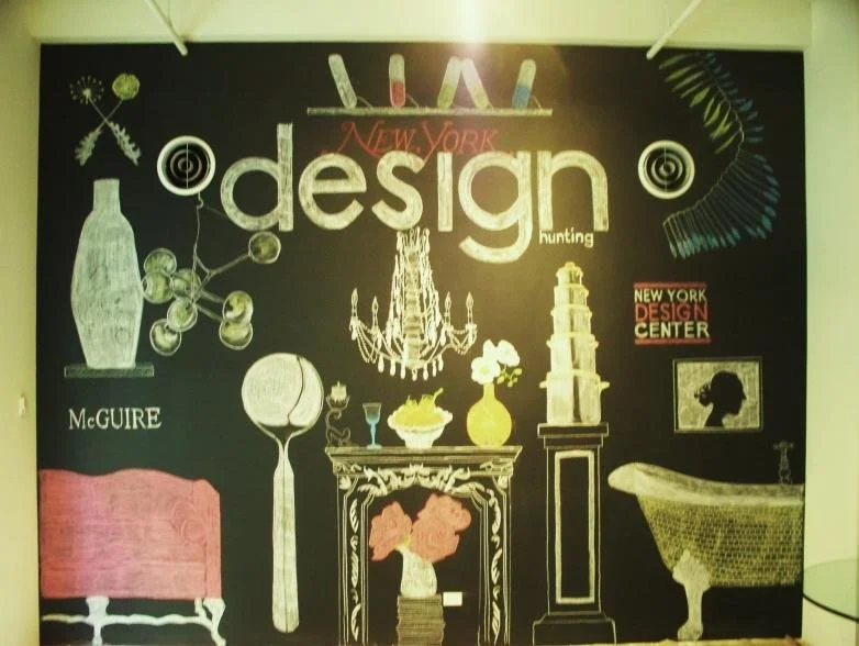 12'x15' chalkboard wall for New York Magazine
