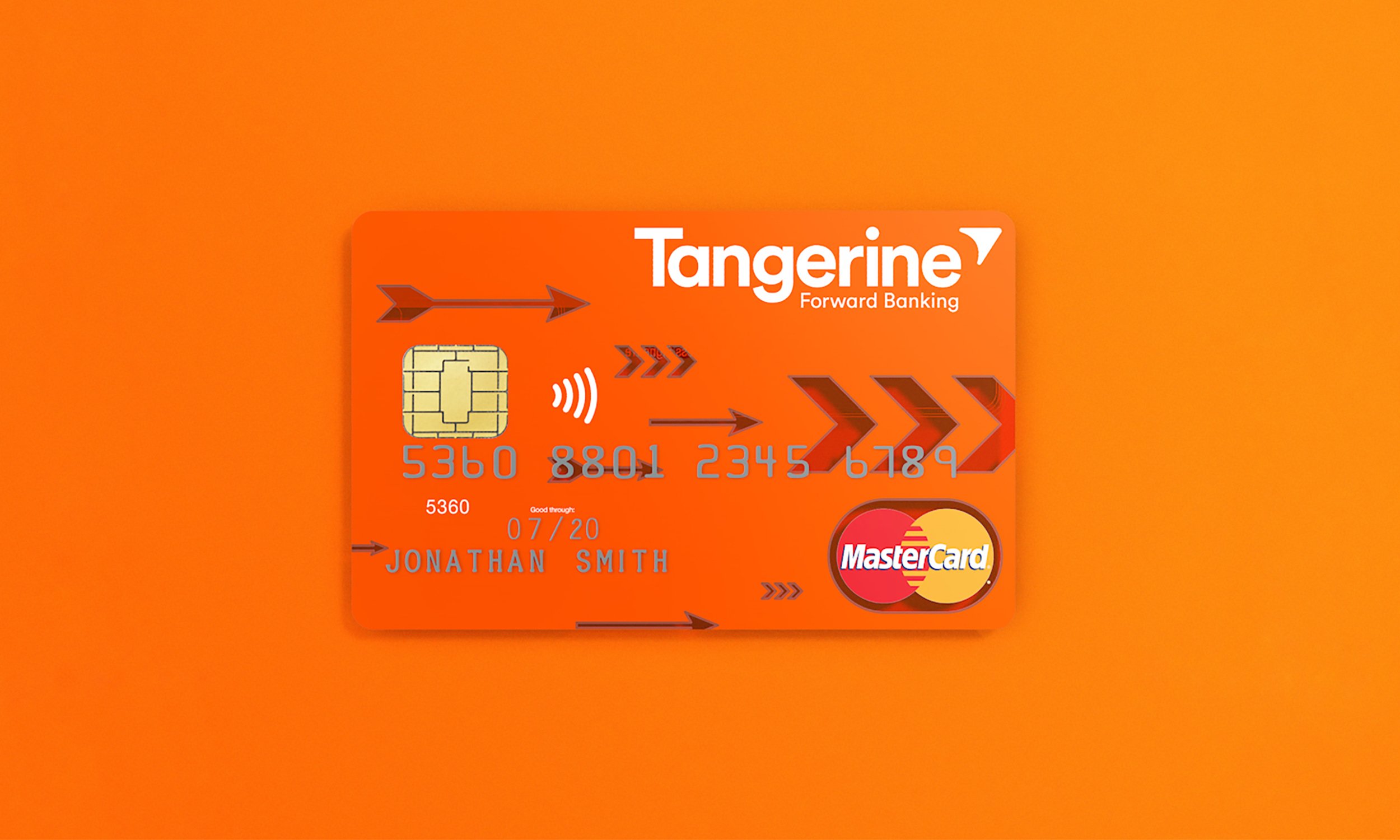 Tangerine Credit Card — Nicole Gueldenpfennig Design