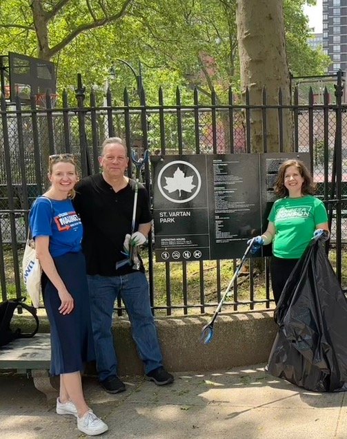 The 100th issue of our complimentary community newsletter, out to subscribers early this morning, is now accessible at stvartanpark.org. One of its 11 stories: 

Following yesterday's Democratic city primary elections, Virginia Maloney and Vanessa Ar