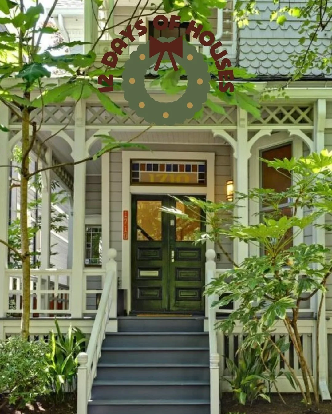 🎶On the fourth day of houses my true love gave to me, a perfectly located 1890 Victorian that&rsquo;s on the National Historic Registry🎶 
&bull;
This Victorian is giving East Coast Greenwich Village energy but in the prime-time Alphabet District of