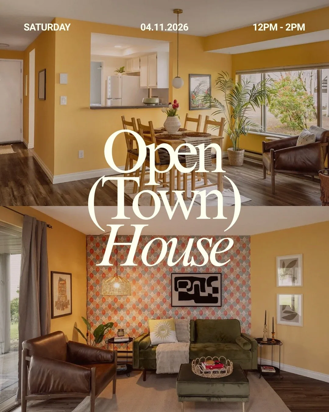 OPEN (TOWN) HOUSE! This 1,000sqft 2-bed/1-bath is cool, colorful, and cozy, northwest living at its best! This home offers a seamless spring and summer flow from the kitchen to the dining room, living room, and back patio, making entertaining a breez