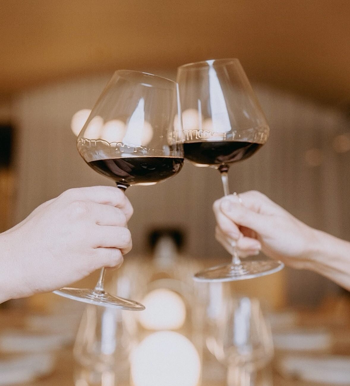 Cheers to a delicious red wine.