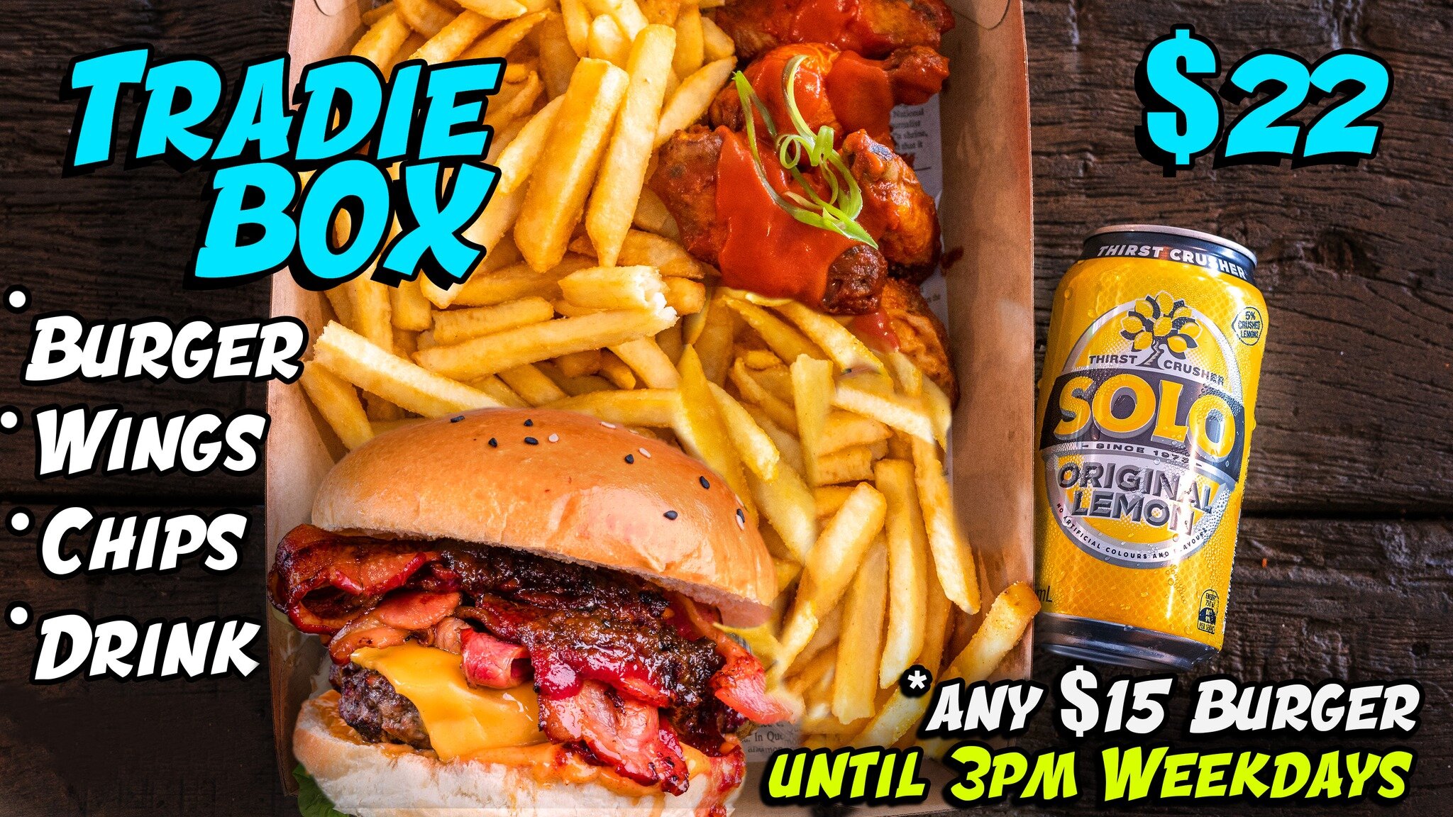 The Ultimate Snack Pack!🔥
Available weekdays before 3pm. Dine in and takeaway ONLY