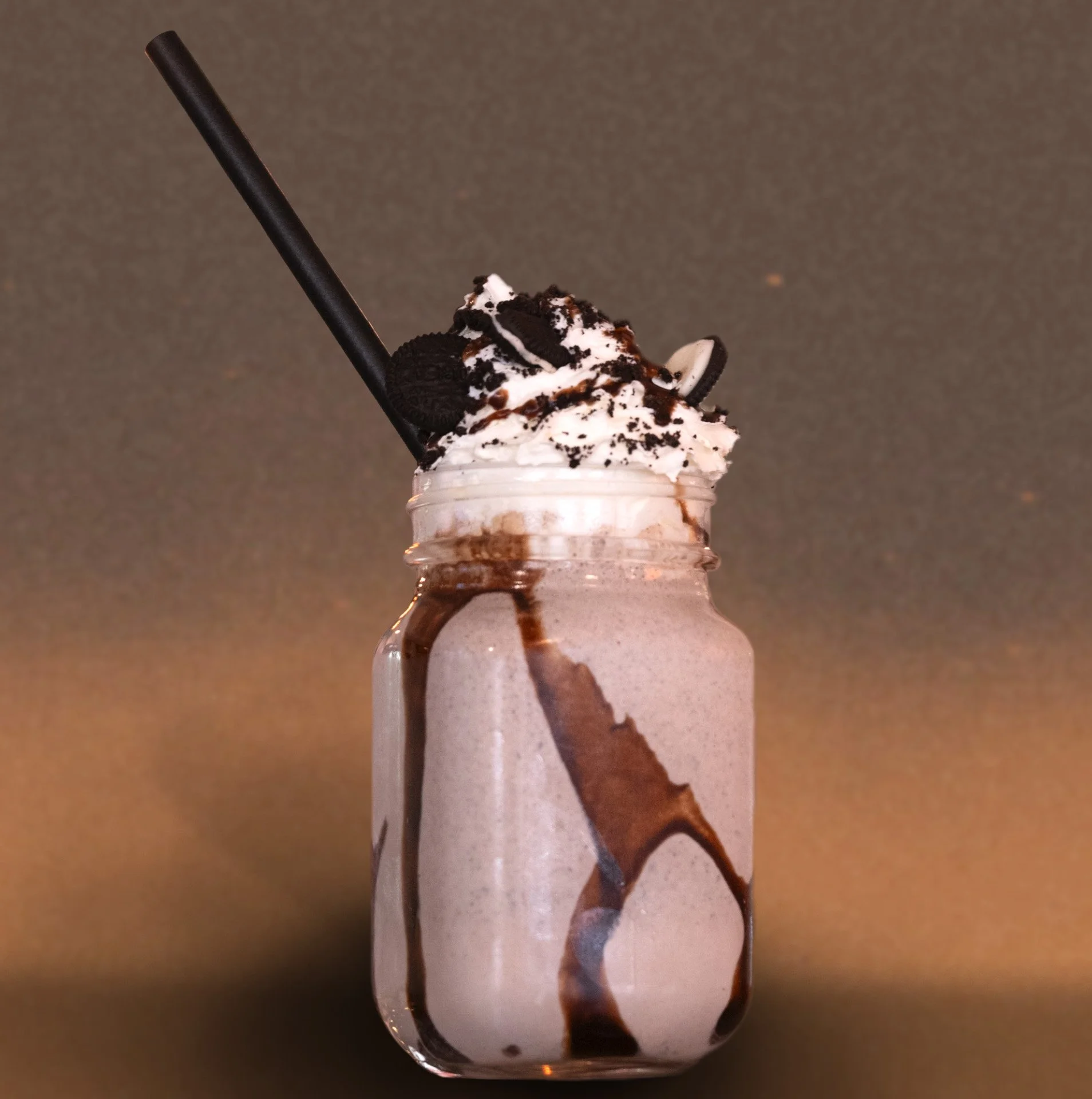  
 SHAKES 
  Our monster shakes are over-the-top and ultra-indulgent, piled high with extravagant toppings like whole cookies, candy, whipped cream, and cascading syrups.