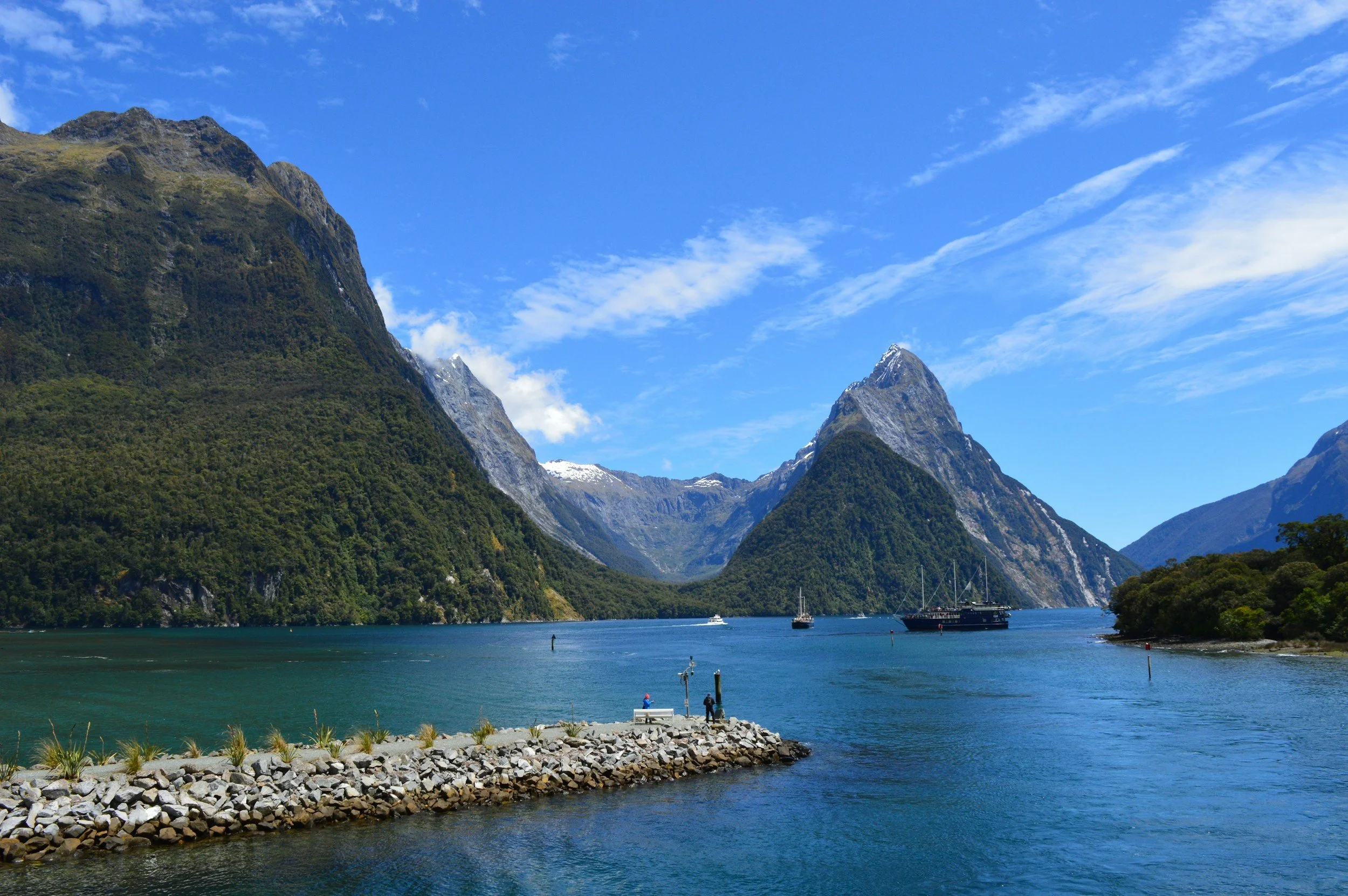Mitre Peak in Fiordland National Park