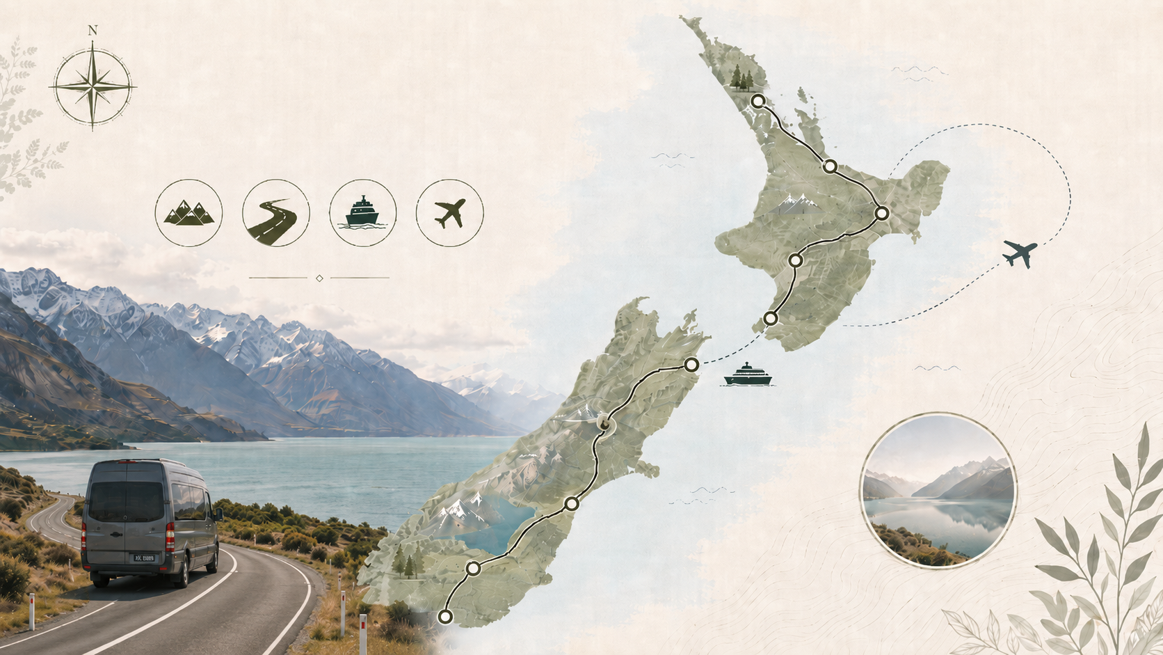 Custom New Zealand itinerary planning for private travellers