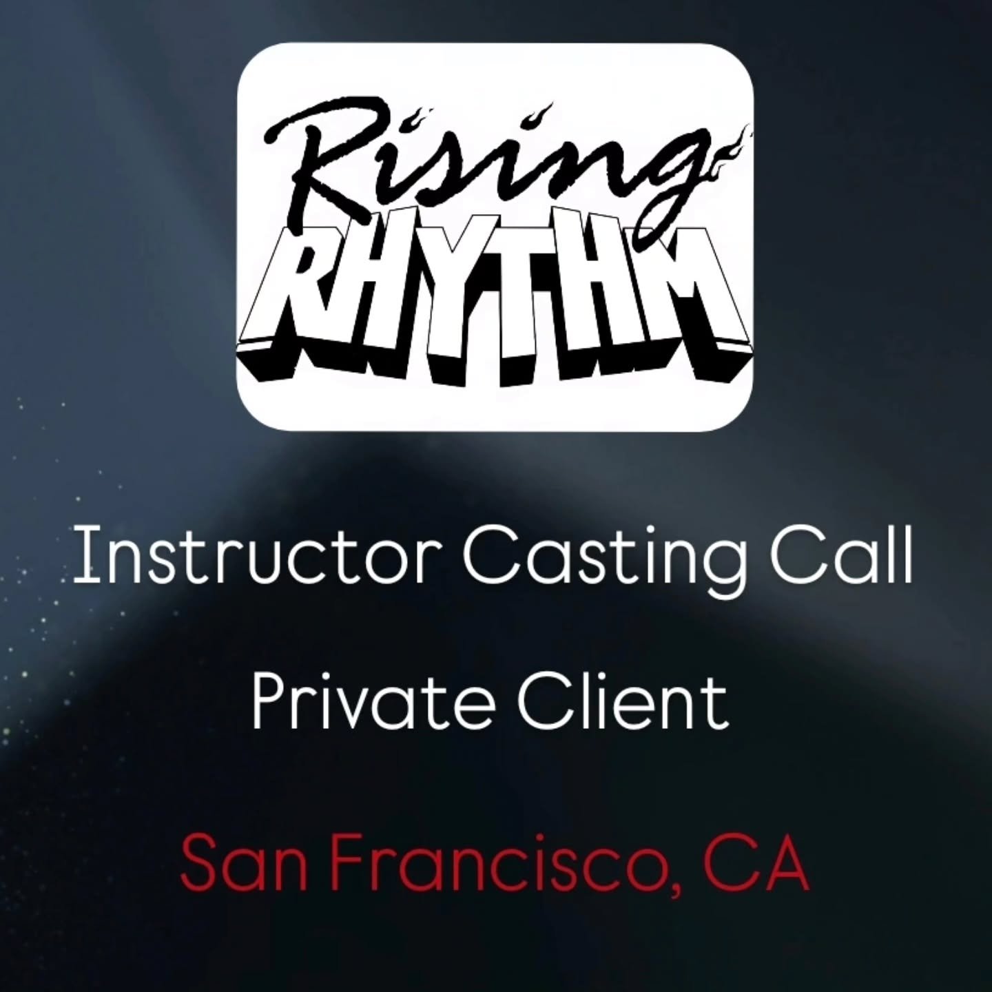 Instructor Casting Call! ✨️

DM to to be considered!
