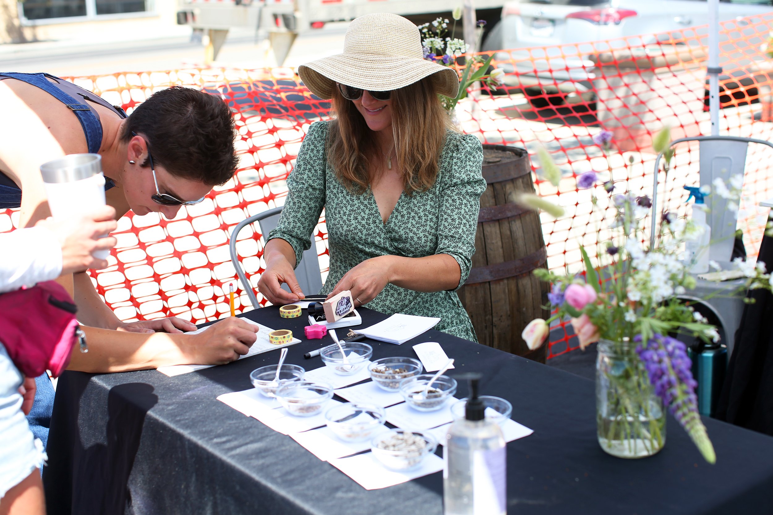 Alpenglow Gardens at the Makers Market at Rambling Peaks Festival, Photo by Jenn Whitney