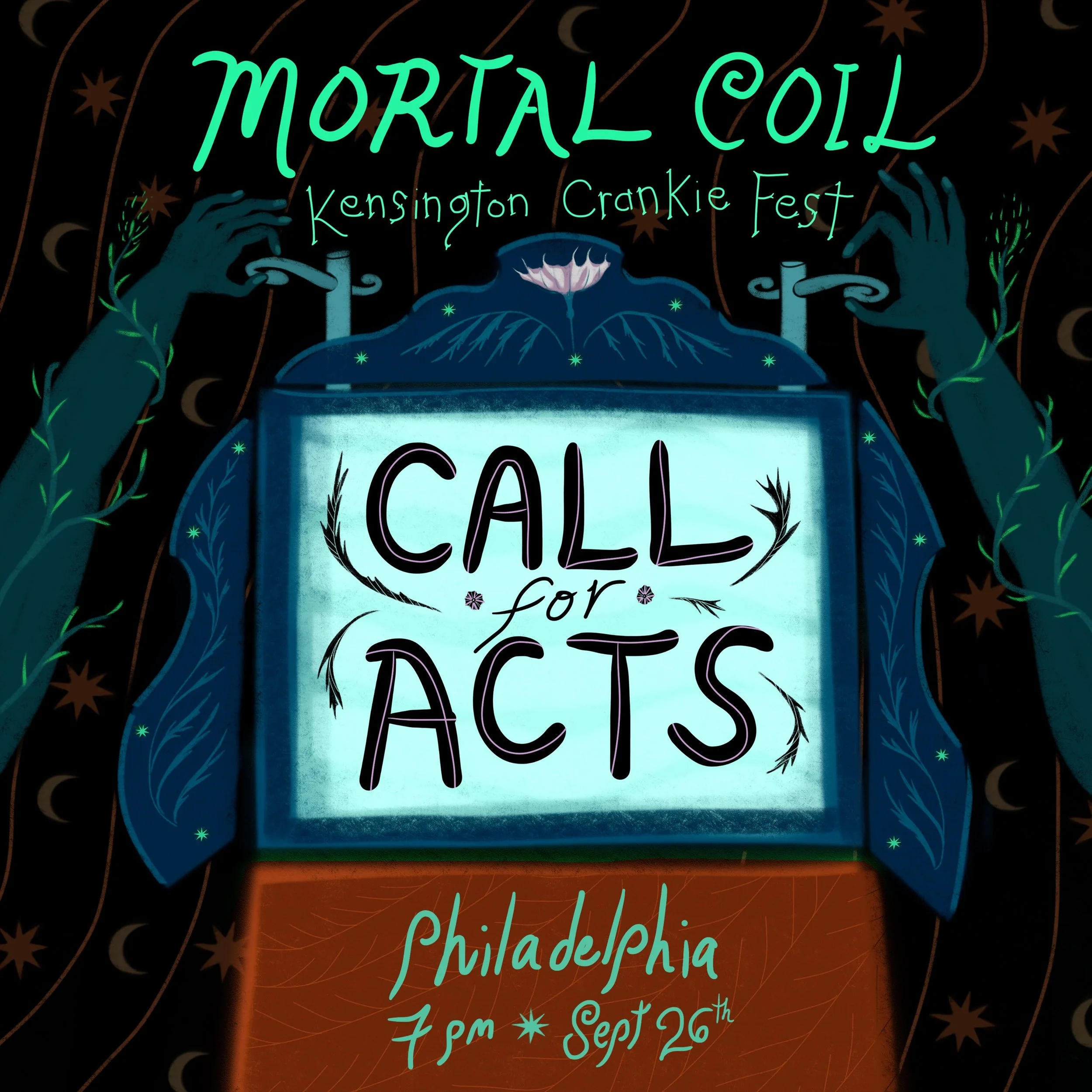 CALL FOR CRANKIE ACTS!
Philadelphia&rsquo;s first Crankie Festival is coming to Kensington in September and we are seeking short acts of live storytelling through scrolling panoramic art! Submit your crankie by July 26th through the form in our bio. 