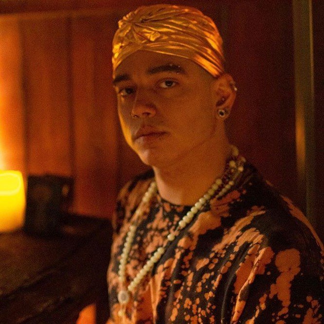 portrait of tarot card reader