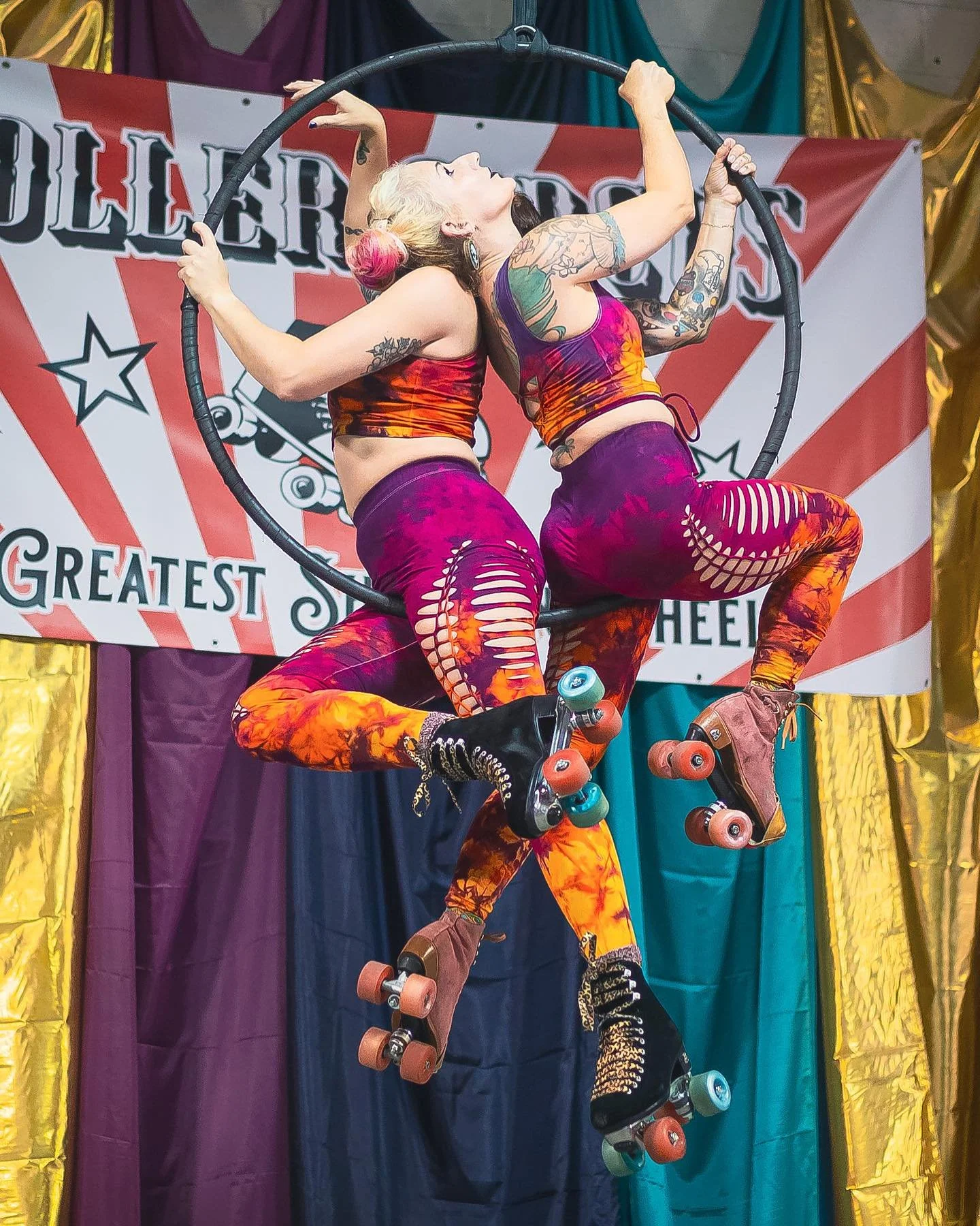 Roller Circus performance