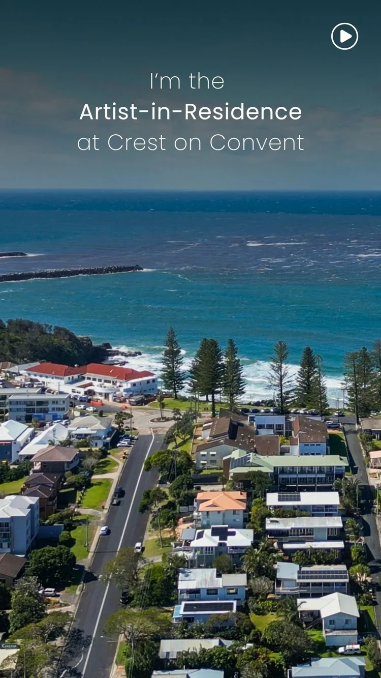 View over Yamba’s ocean pool and coastline