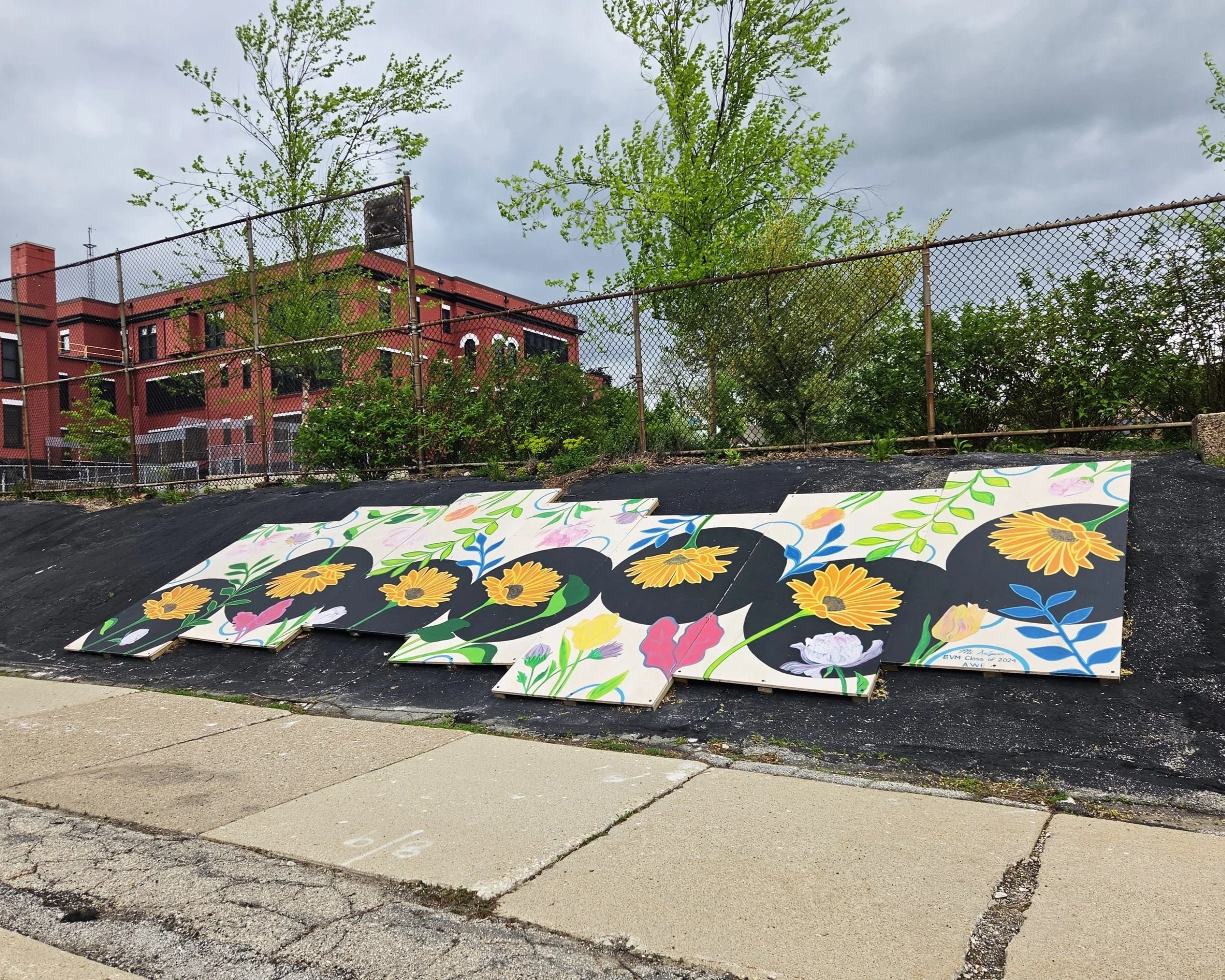 Bay View Montessori Student Mural