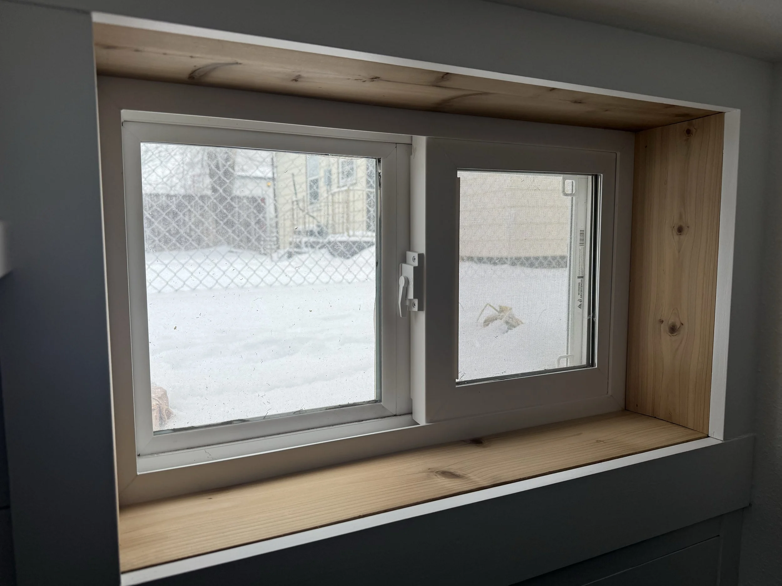 finished basement window replacement