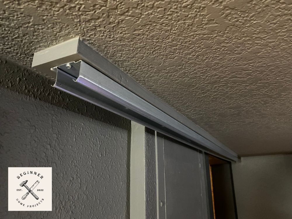 DIY Ceiling Mounted Barn Door — Beginner Home Projects