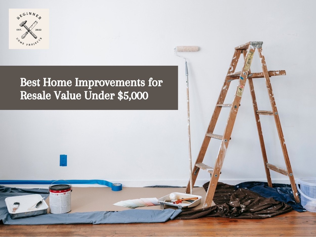 fresh paint is one of the best home improvements for resale