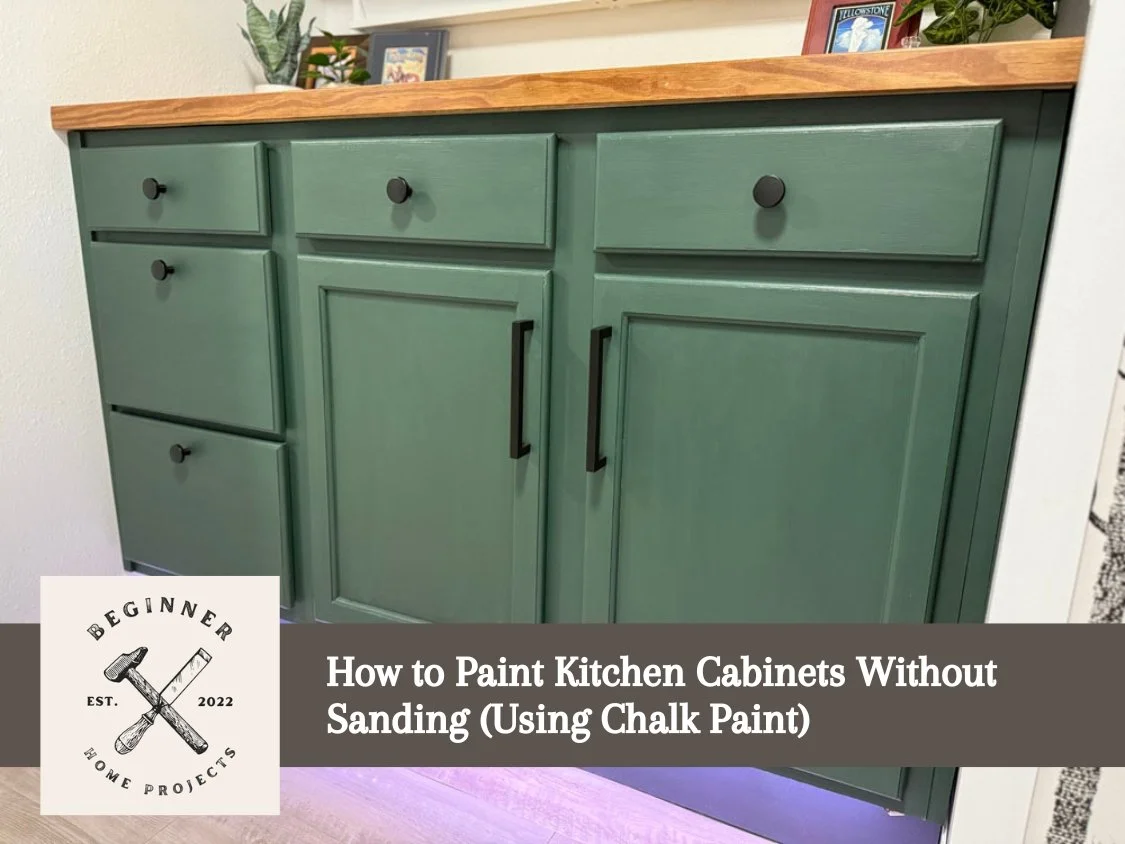 how to paint kitchen cabinets without sanding