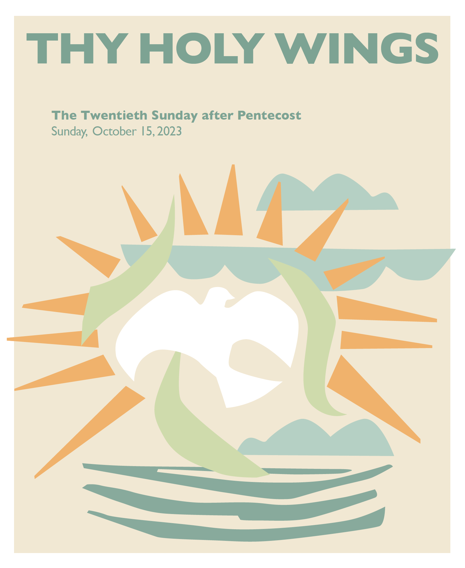 Sunday, October 15, 2023