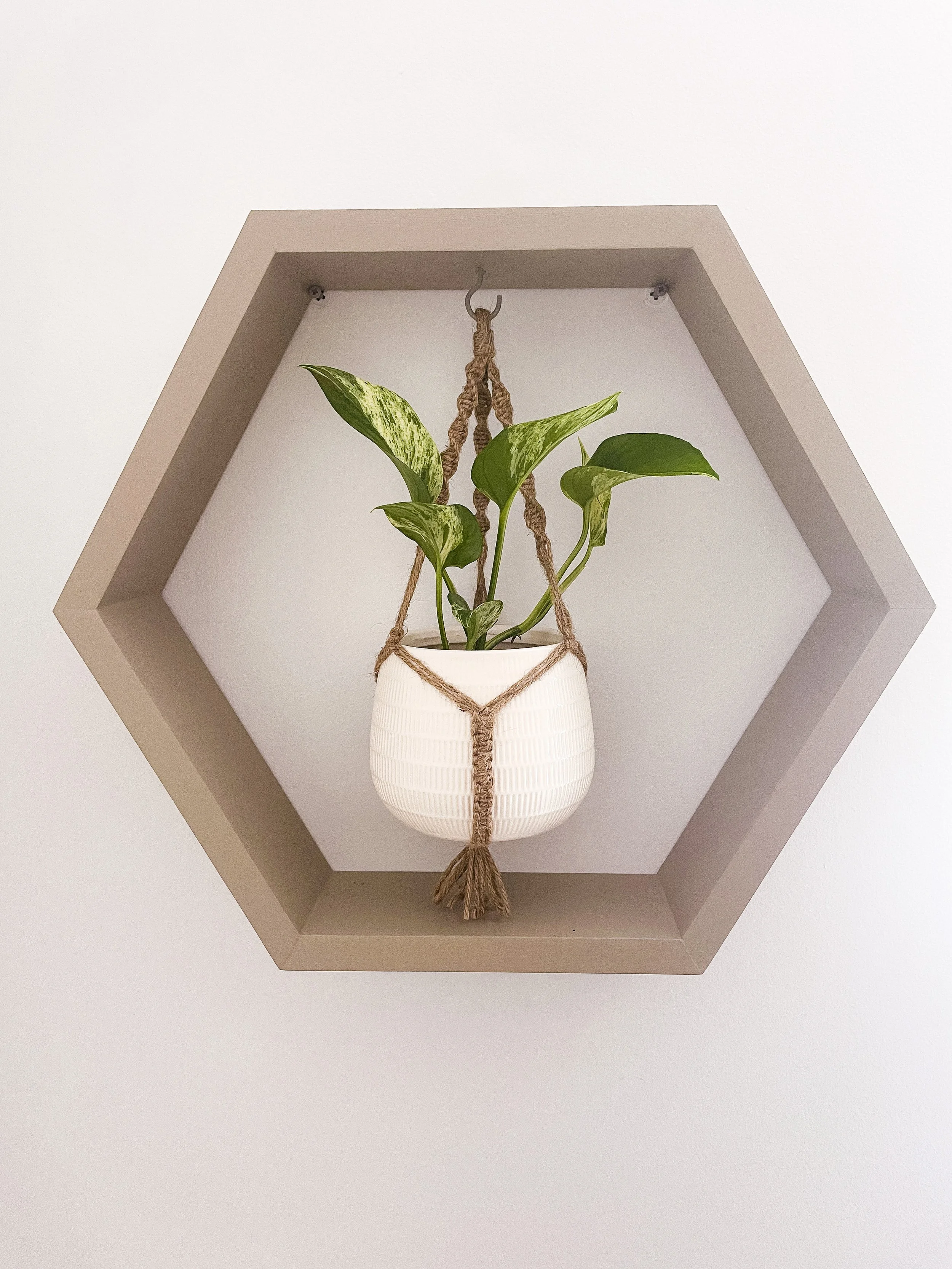 DIY Hexagon Shelf — Marlie Makes It