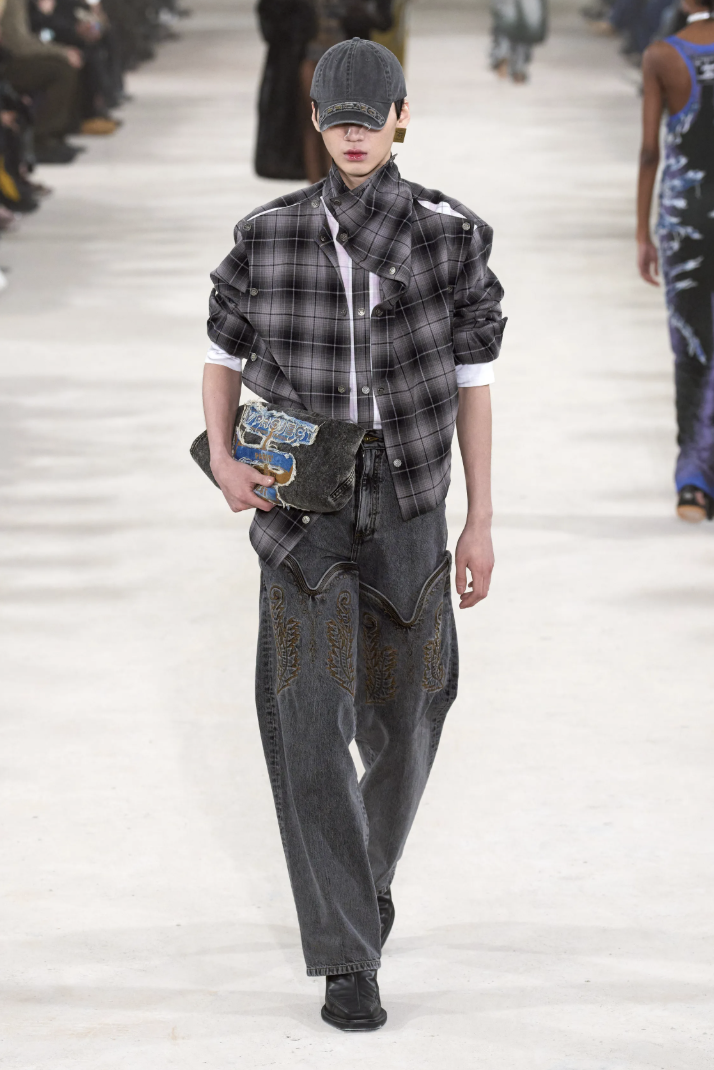 Y/Project cowboy cuff jeans, Fall/Winter 2023 — size 29