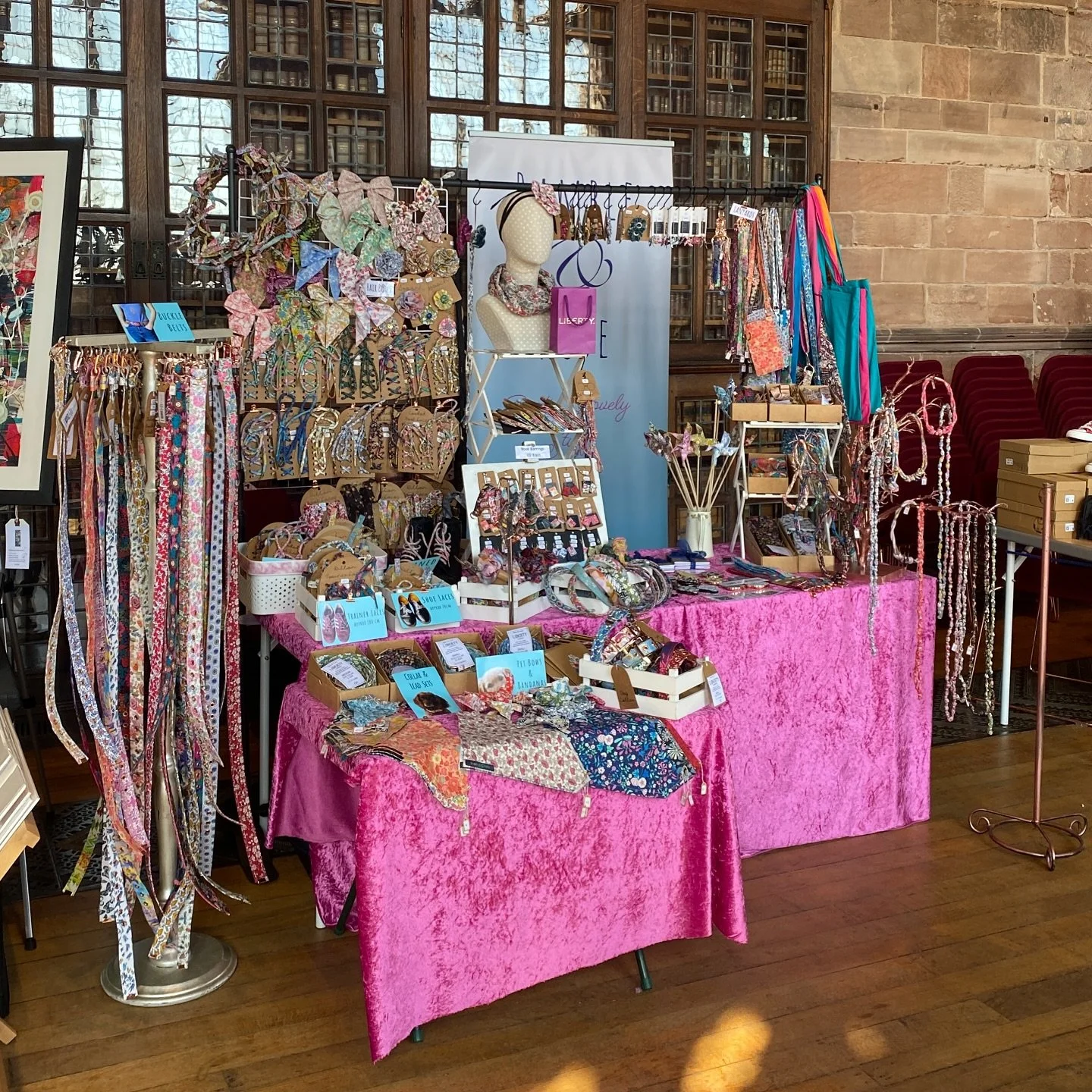All set up! Come and see me this weekend at the Fratry in Carlisle!