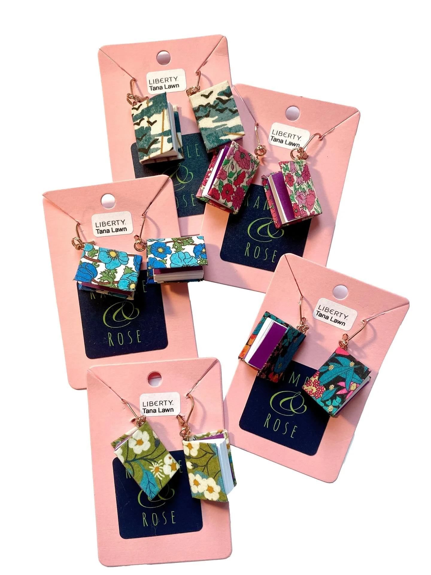 Book earrings are now available on my Etsy Shop! Link in bio xx🌹🌹🌹🌹