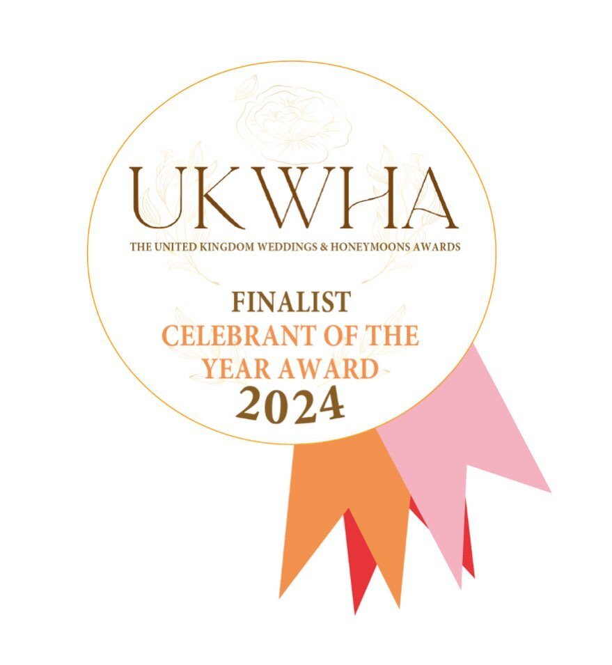 *EXCITED SQUEAL* ✨🤗

Been sat on this news for a few days but so chuffed (and relieved - I was fit to BURST!) to say that I&rsquo;m a finalist in the Celebrant of the Year category at the UK Weddings and Honeymoons Awards 2024!

Feels so surreal to 