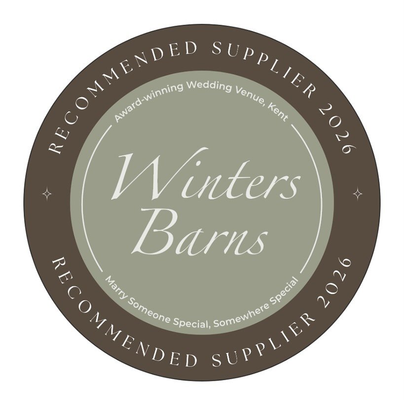 🎉 Big news! I&rsquo;m so excited to be a Recommended Supplier at Winters Barns for 2026! 🥂

I had the absolute joy of capturing Courtney &amp; Ryan&rsquo;s gorgeous wedding here 💗 and it&rsquo;s easy to see why this Kent countryside gem is such a 