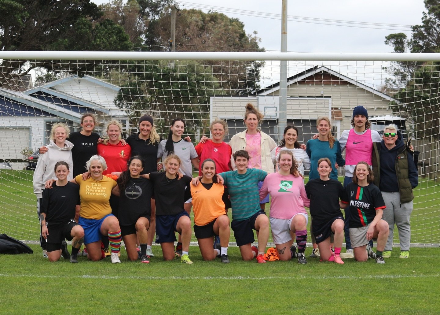 The Seatoun Pride match, great way to round out an amazing season! 💙🏳️‍🌈