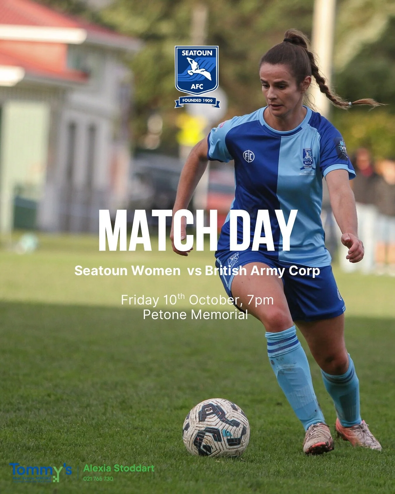 Our women’s team are taking on the British Army Corps women’s team this Friday! Come on down to Petone Memorial Park to support the girls in this one off match!