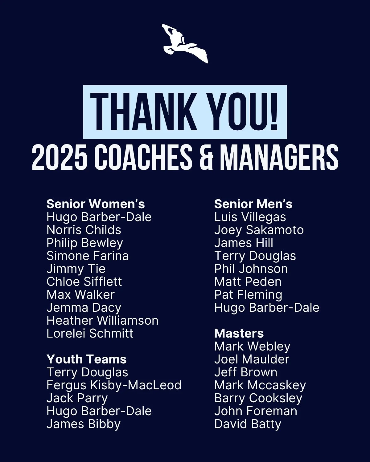 Another Seatoun season wrapped up, and what a massive thank you we owe to everyone who&rsquo;s coached, managed, organised, supported and stepped in wherever needed this year.&nbsp;

Our club runs on people who give their time, energy and passion, fr