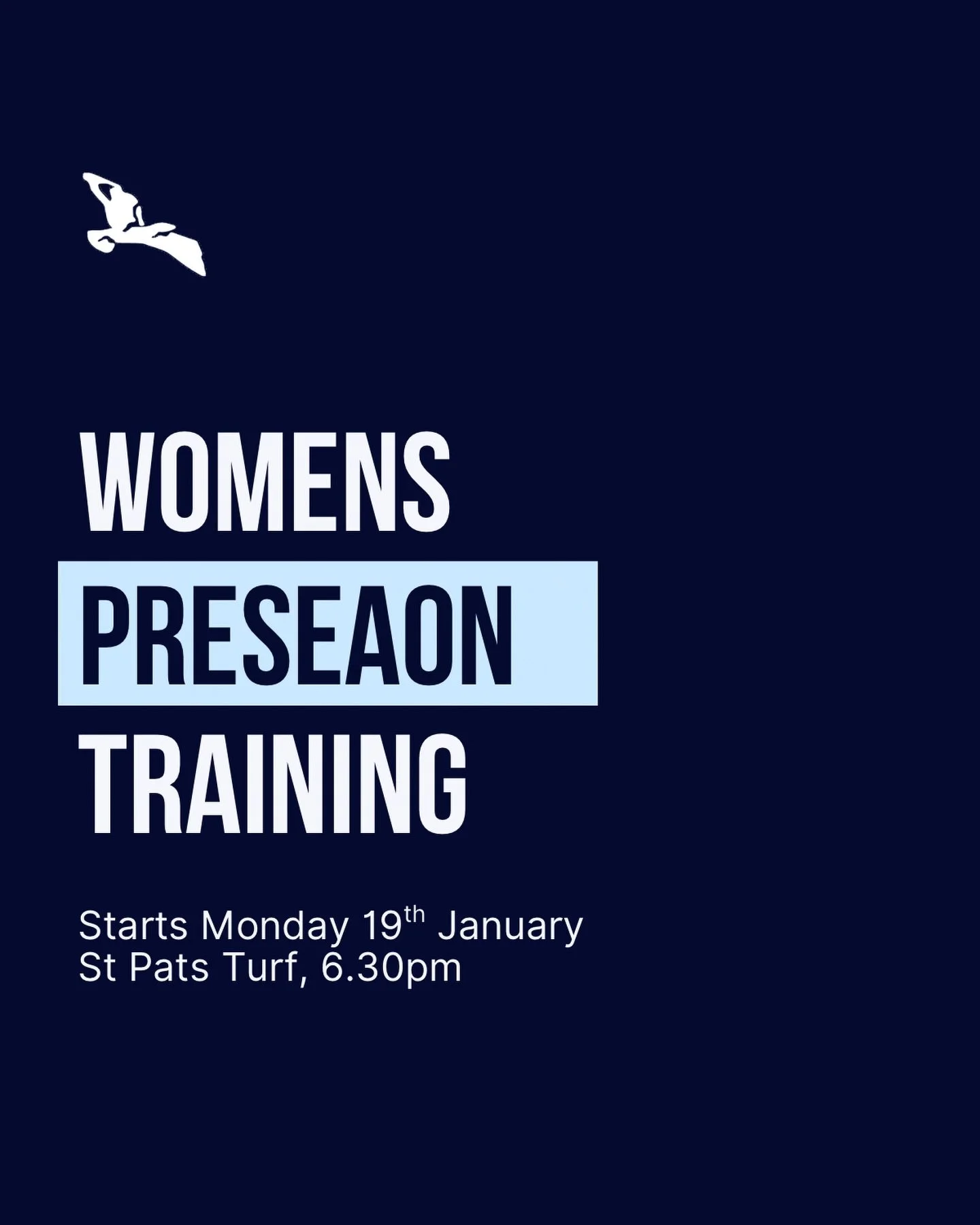 A friendly reminder that our women&rsquo;s pre-season open trainings kick off next week! 

If you&rsquo;re interested in joining, but can&rsquo;t make the first sessions, register through the form below (also in our bio) and let us know 💙⚽️

https:/