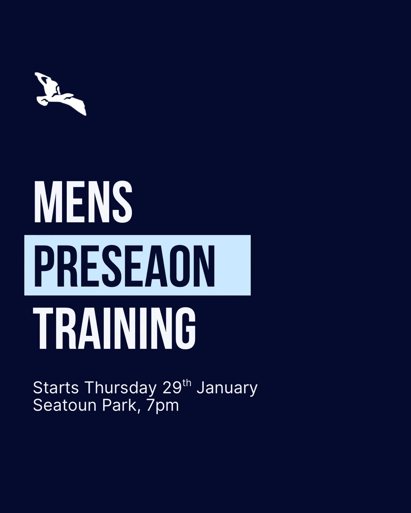 A friendly reminder that our men&rsquo;s pre-season open trainings kick off next week! 

If you&rsquo;re interested in joining, but can&rsquo;t make the first sessions, let us know by emailing marc@cappy.co.nz
