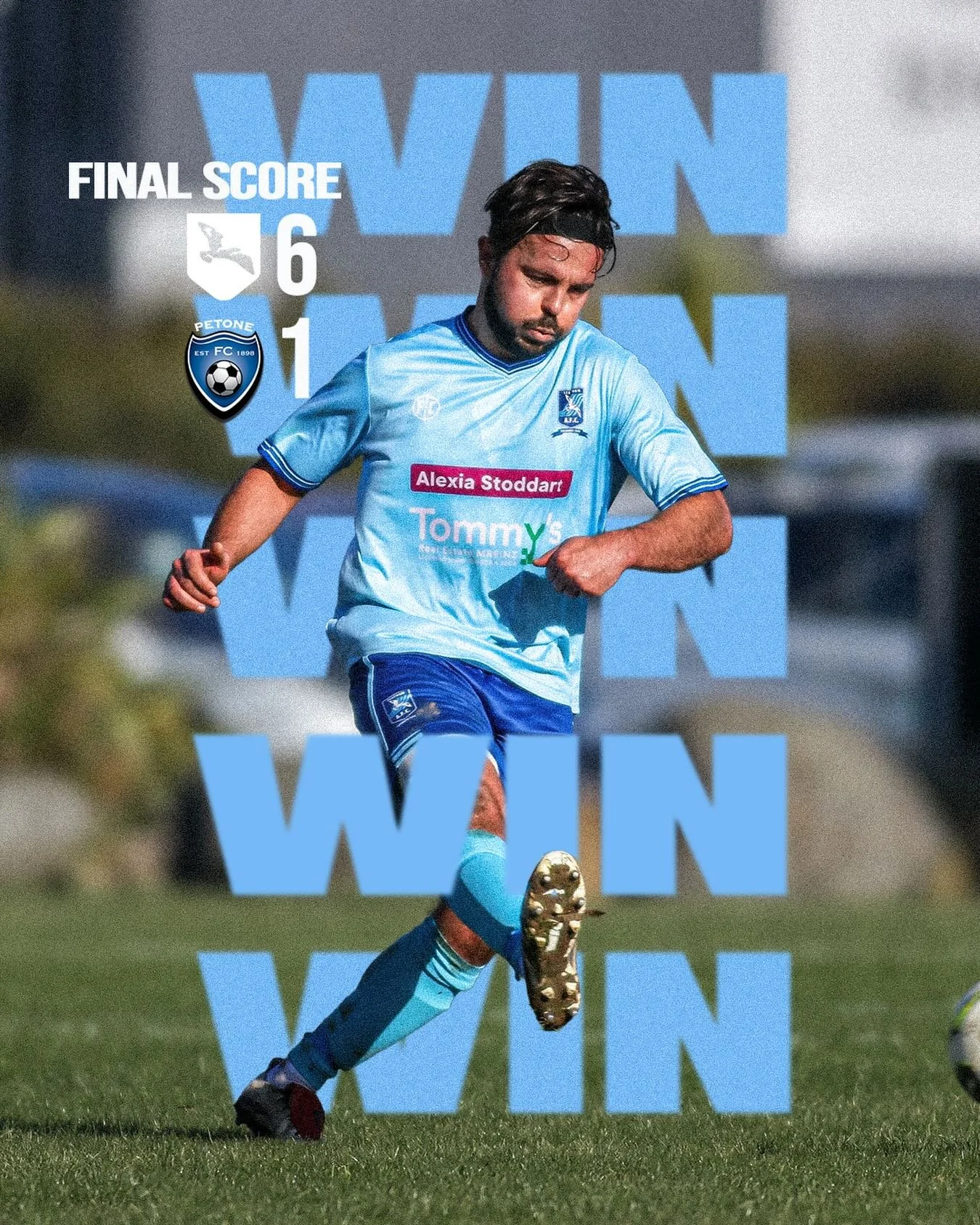 Another great win to add to our preseason, finishing 6-1 against Petone. 

Sam Harris with a hat-trick, Luke Hardy with two and Bruce Lee with one. 

A clear step forward as we continue our momentum going into this season.