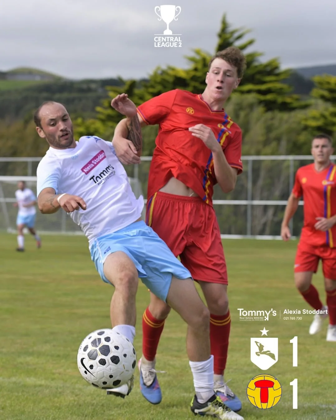 CL2 forced to settle for a point after Tawa snatch a 94th minute equaliser in a tough battle at Redwood Park.

Cap 1 Reserves fire early with a strong 4&ndash;2 win over Stop Out Reserves away in Hutt