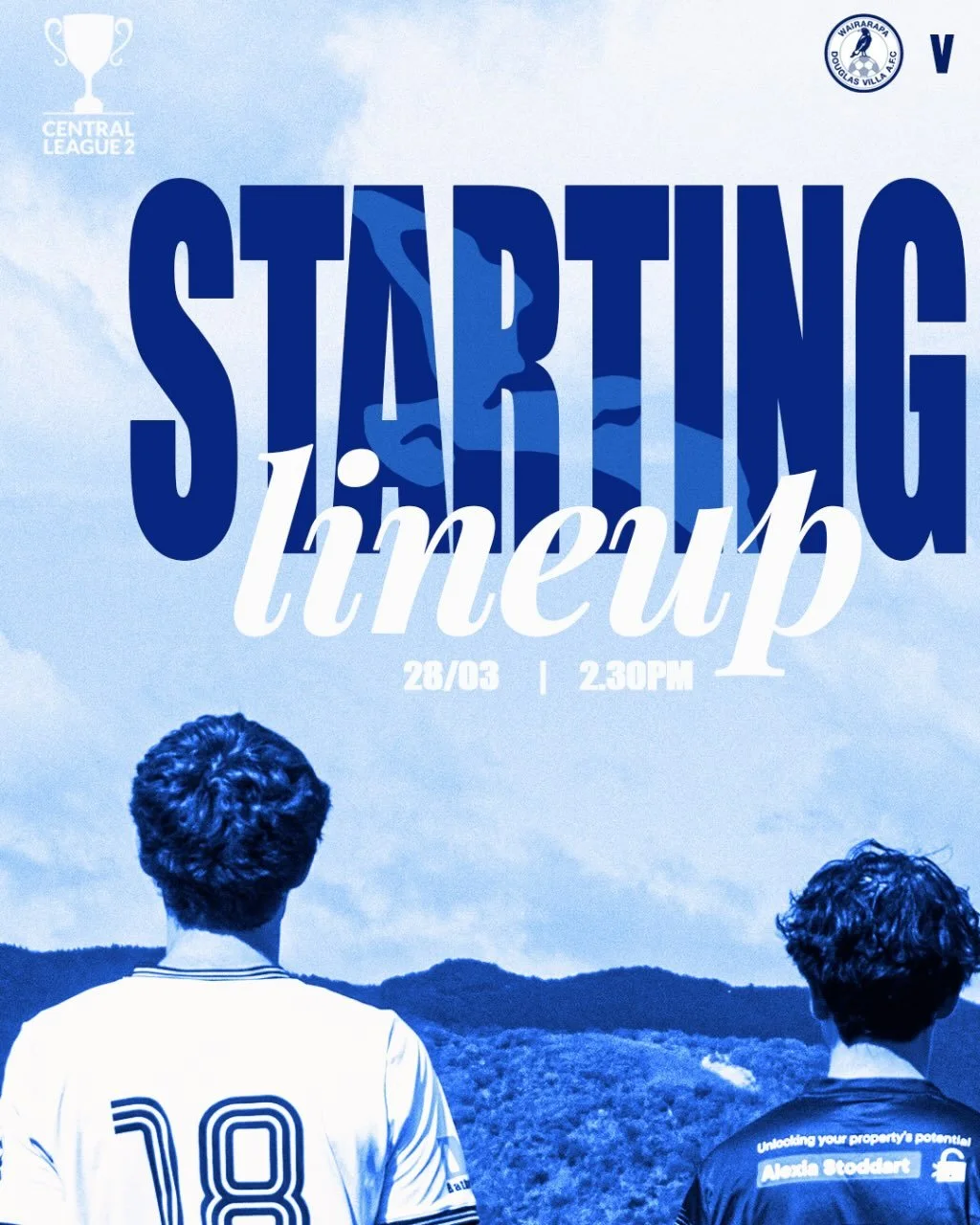 Lineup for tomorrow&rsquo;s Central League 2 opener at Seatoun Park.

Get down, get behind the lads, and make some noise. Congrats to Cedric Senkel on 50 senior men&rsquo;s appearances for Seatoun.