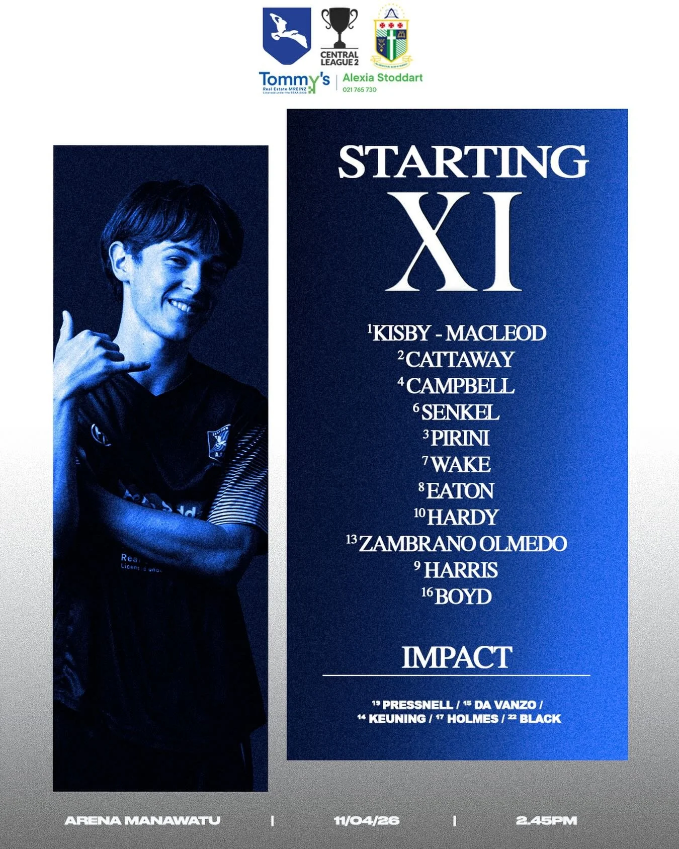 How we line up in Palmy 👊 #mcl2 #upthetoun