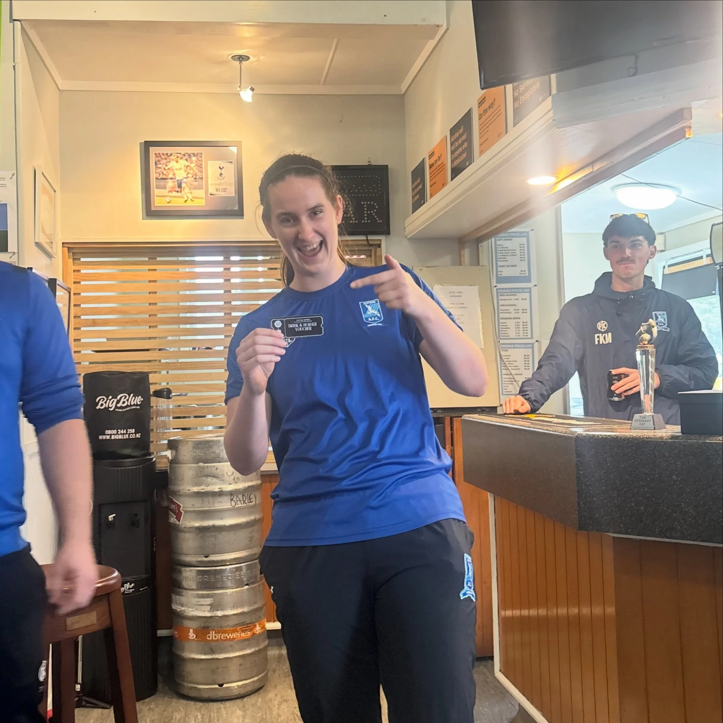 The Women&rsquo;s First team player of the day from our game against Miramar, sponsored by Little Sprig in Seatoun. Pam was a brick wall at the back, always first to the ball, some of the cleanest slide tackles you will ever see and was just solid al