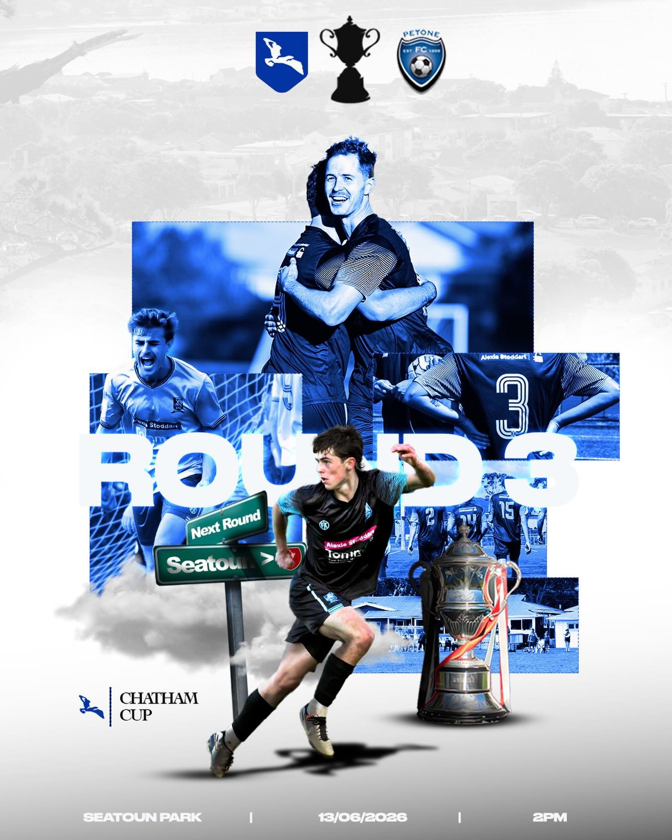 Cup football returns to Seatoun Park 🏆 #upthetoun