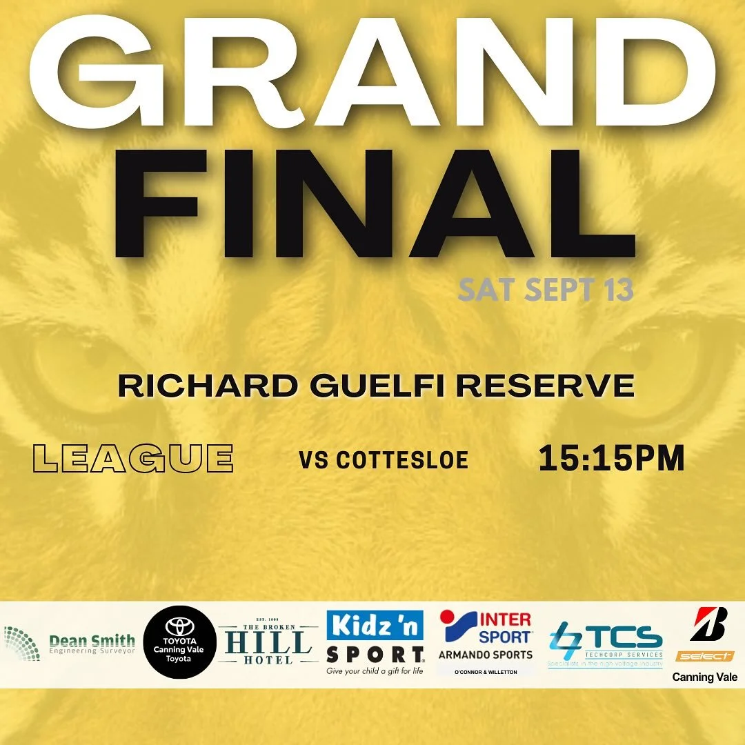 π― it’s Grand Final time π―
Make your way to Stirling to cheer on our men’s C3 League side in the GF!