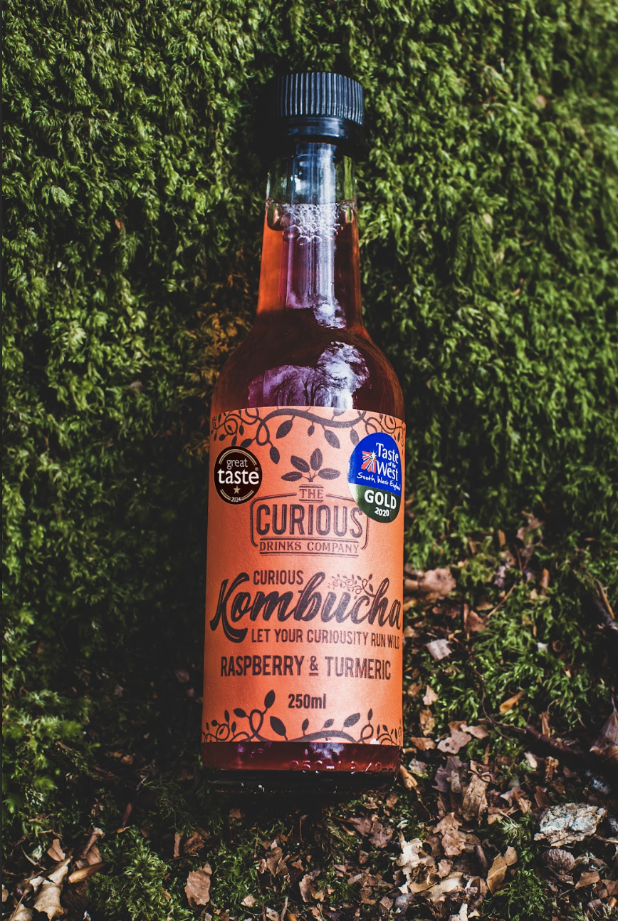 Raspberry & Turmeric Kombucha  - 250ml