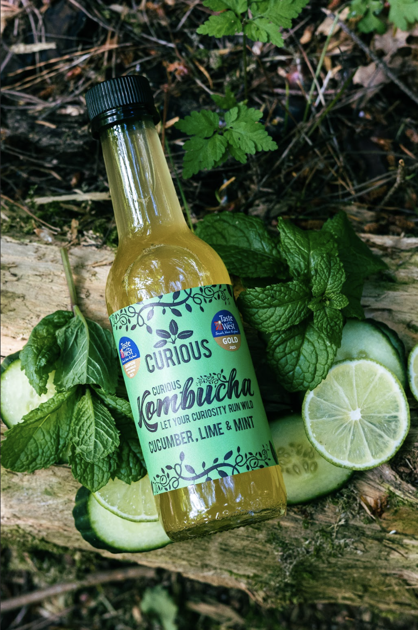 Cucumber, Lime & Mint Kombucha - 250ml