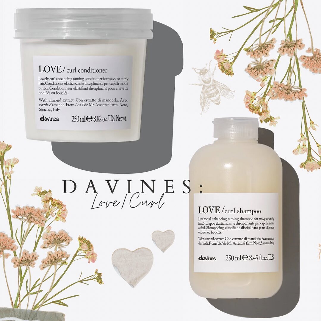 For our curly headed customers, allow us to introduce you to&hellip;. @davinesofficial LOVE Curl Shampoo + Conditioner 👩🏼&zwj;🦱🧑🏼&zwj;🦱👨🏼&zwj;🦱

✨ Creamy shampoo to give elasticity to curly or wavy hair. The moisturizing formula cleanses the