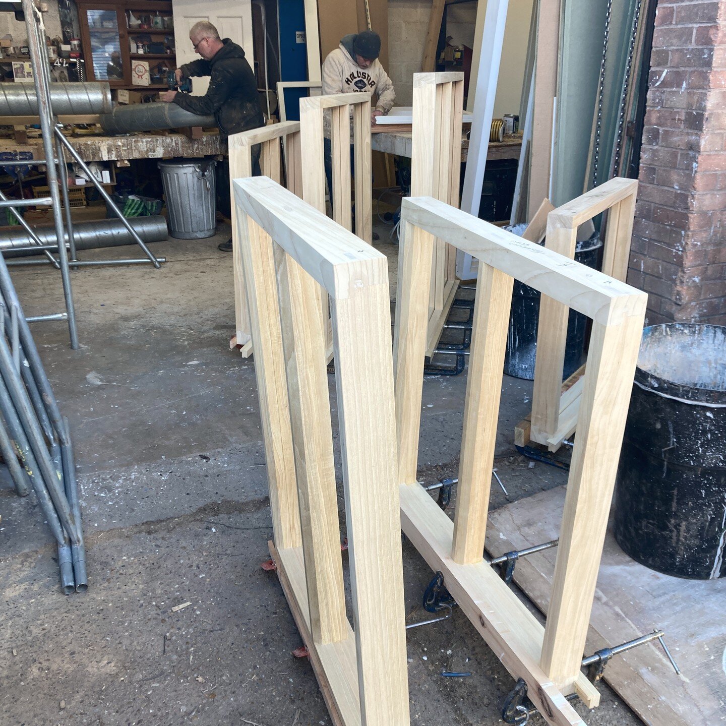 Recent visit to Avoncroft Joinery Ltd, a father and son family business. Always nice to see traditional joinery being made and discuss the bespoke timber windows and doors for a project in Worcestershire. 
#building #joinery #timber #architecture #co